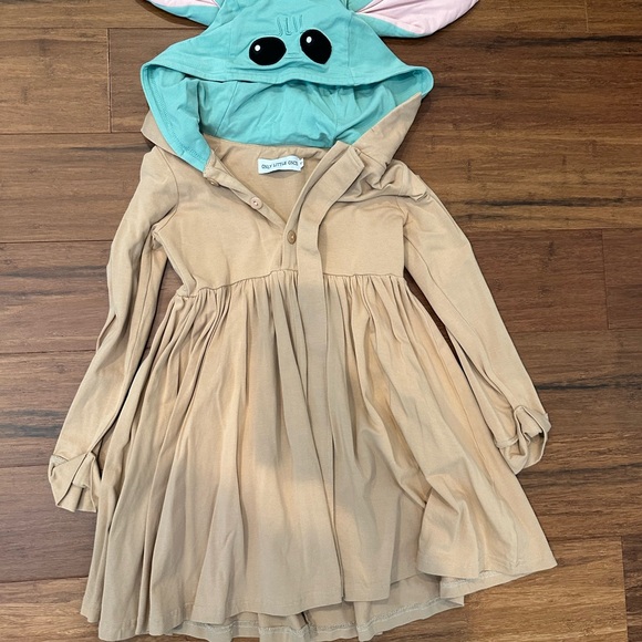 Only Little Once Other - Only Little Once Star Wars Yoda Twirl Size 7 HTF